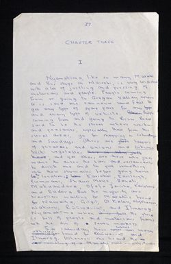 Devil on the Cross (Caitaani mutharaba-Ini) - Incomplete drafts - handwritten, undated