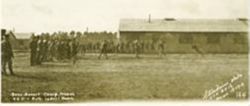 "Indoor" game between privates and non-commissioned officers