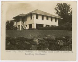 Showing bank accountant's quarters, Nov. 16, 1945