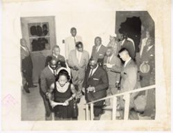 President William V. S. Tubman and other Liberian dignitaries tour U.S. FBI facilities