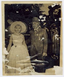 Guests at an outdoor party