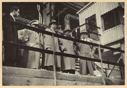 President William V. S. Tubman on tour of Republic Steel Corporation plants