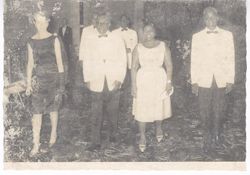 President William V. S. Tubman with Mrs. Tubman and guests at formal event