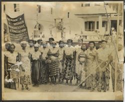 Portrait of Liberian Women's Progressive Association at Interior Day