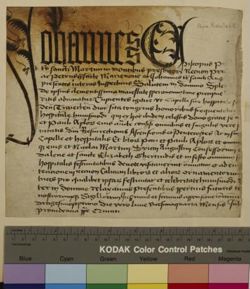 Papal Letter, Court of Pope Nicholas V