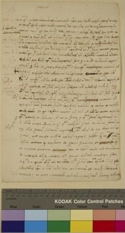 Letter, from Bishop of Cremona, later Pope Gregory XIV