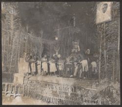 Dancers perform on stage
