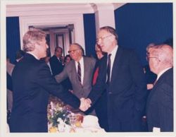 Hamilton with President-elect Bill Clinton
