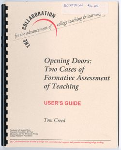 Opening Doors: Two Cases of Formative Assessments of Teaching