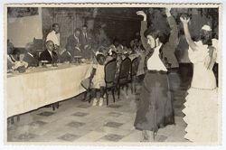 President Tubman watch flamenco dancers with his family and other dignitaries