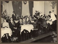 Guests at reception by Fiat Company