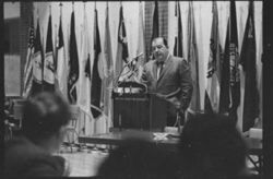 Senator Jennings Randolph speaking