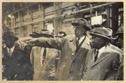President William V. S. Tubman on tour of Republic Steel Corporation plants