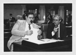 Senate chamber with Richard Miller