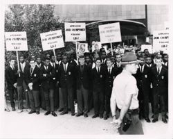 President Johnson in Indianapolis
