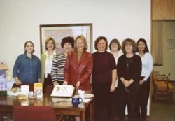 Birthday party for Ilene Sheffer, IU South Bend, 2003