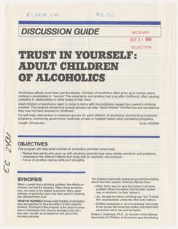 Trust in Yourself: Adult Children of Alcoholics
