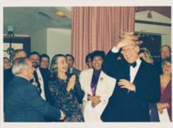 Hamilton clowning at Dante Fascell's farewell party