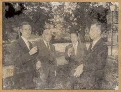 Guests have cocktails at a reception