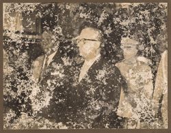 Portrait of President Tubman and a dignitary