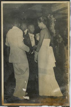 Guests mingle at the inaugural ball