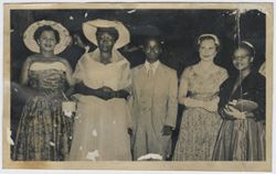 E. Reginald Townsend and guests at a reception