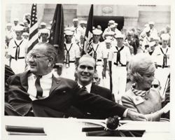 President Johnson in Indianapolis