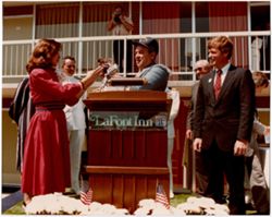 U.S.S. Vincennes Christening