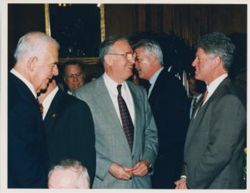 Hamilton with President-elect Bill Clinton