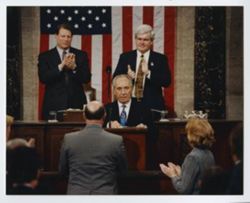 Prime Minister Peres addresses Congress