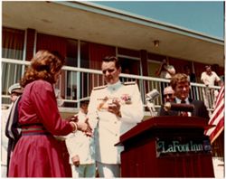 U.S.S. Vincennes Christening