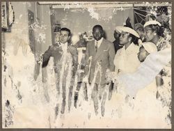 President William V. S. Tubman, Mrs. Tubman, Mrs. Tolbert on a tour during the state visit to Italy