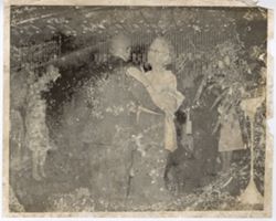 President William V. S. Tubman dances with woman at formal reception