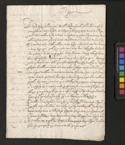 Letter of Philip III of Spain
