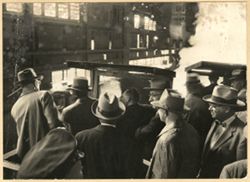 President William V. S. Tubman with group on tour of Republic Steel Corporation plants