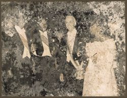 Mrs. Tubman in a chat decorated dignitaries