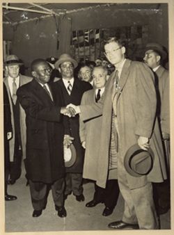 Welcomed upon arrival by Rodman Rockefeller