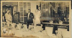 President Tubman leads Mrs. Capper, wife of British Ambassador in to dinner