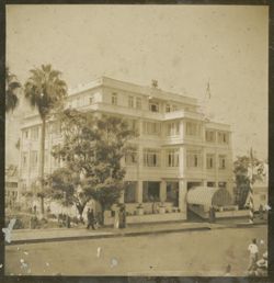 Exterior shot of Executive Mansion