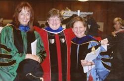 Leda McIntyre Hall and Mary Jo Regan-Kubinski, IU South Bend, 2005