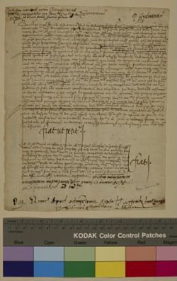 Papal Letter, Court of Pope Julius III