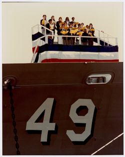 U.S.S. Vincennes Christening
