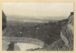 Exterior shot of balcony and landscape