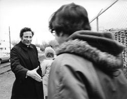 Campaigning at plant gate