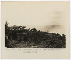 View of new quarry area, Nov. 16, 1945