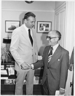 Hamilton with Egyptian Ambassador
