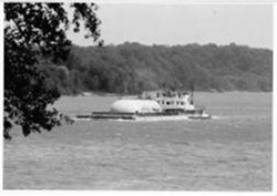 River barge and tugboat