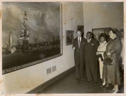 President Tubman and others visit the Ruksmuseum in Amsterdam