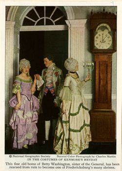 In the costumes of Kenmores's Heydey