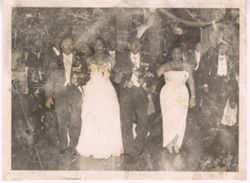 President William V. S. Tubman, Mrs. Tubman, Vice President William R.  Tolbert and Mrs. Tolbert lead the Grand March dance